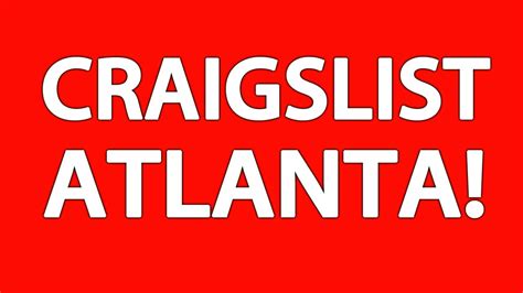 Craigslist helps you find the goods and services you need in your community. . Craiglist atl